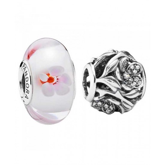 Pandora Charm-Sparkling Cherry Blossom