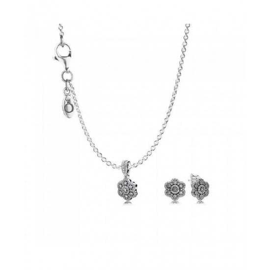 Pandora Jewellery Set-Crystallised Floral Jewelry UK Sale