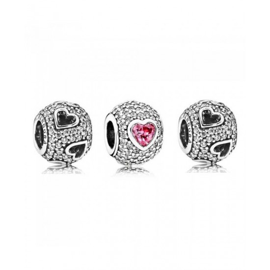 Pandora Charm-Captivated By Love Jewelry UK Sale