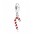 Pandora Charm-Silver Red Enamel Candy Cane Jewelry UK Sale