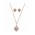 Pandora Jewellery Set-Rose Pink Heart