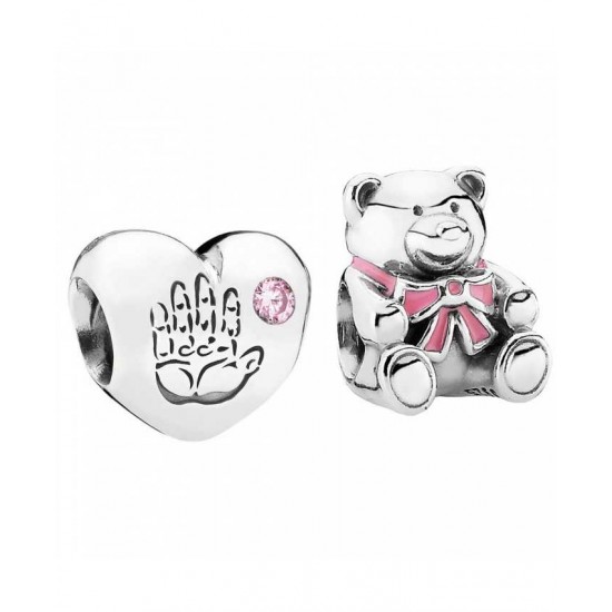 Pandora Charm-Silver Baby Girl Jewelry UK Sale
