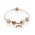Pandora Bracelet-Rose Sparkling Bow Complete