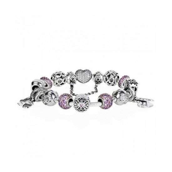 Pandora Bracelet-Best Friends Forever Complete Jewelry UK Sale