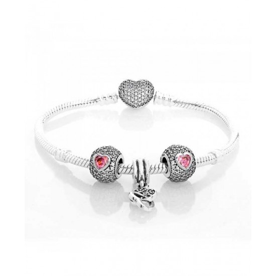 Pandora Bracelet-Intertwined Love Complete Jewelry UK Sale