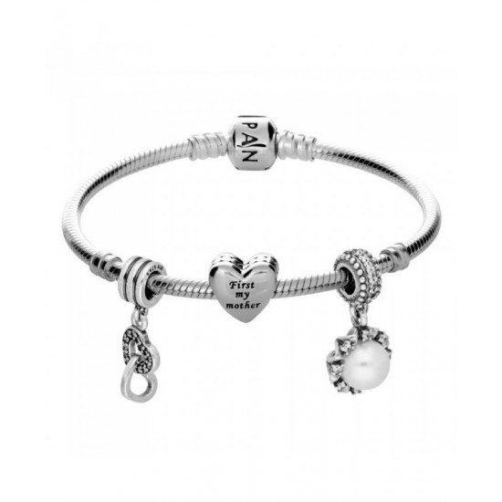 Pandora Bracelet-First My Mother Forever My Friend Complete
