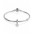Pandora Bracelet-Silver Cubic Zirconia Cross Complete
