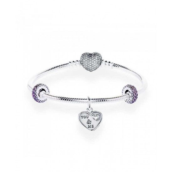 Pandora Bracelet-Tender Love Complete Jewelry UK Sale