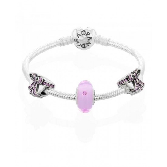 Pandora Bracelet-Pink Present Complete