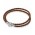 Pandora Bracelet-Silver Brown Double Braided Leather