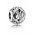 Pandora Charm-Silver Cubic Zirconia Vintage X Swirl