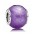 Pandora Charm-Silver Faceted Purple Cubic Zirconia