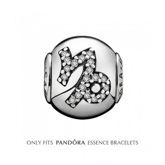 Pandora Charm-Essence Silver Capricorn Jewelry UK Sale