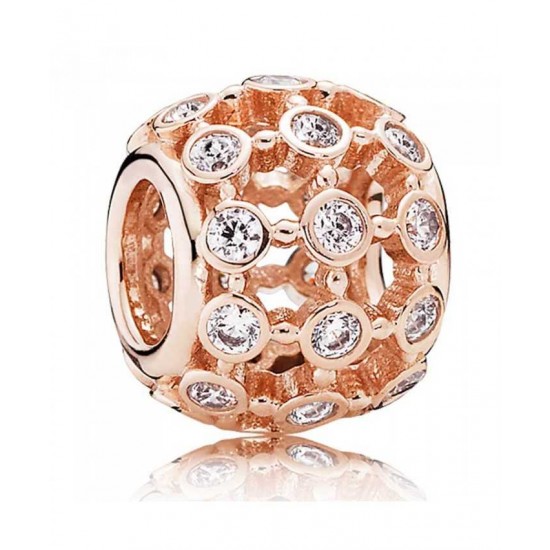 Pandora Charm-Rose In The Spotlight Jewelry UK Sale