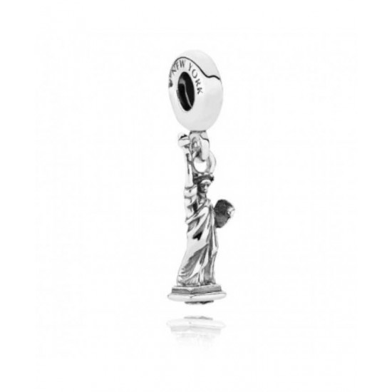 Pandora Charm-Silver National Icon Statue Of Liberty