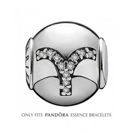 Pandora Charm-Essence Silver Aries Jewelry UK Sale