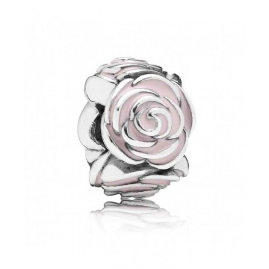 Pandora Charm-Silver Pink Rose