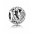 Pandora Charm-Silver Cubic Zirconia Vintage Y Swirl