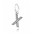 Pandora Charm-Sparkling Alphabet X Pendant