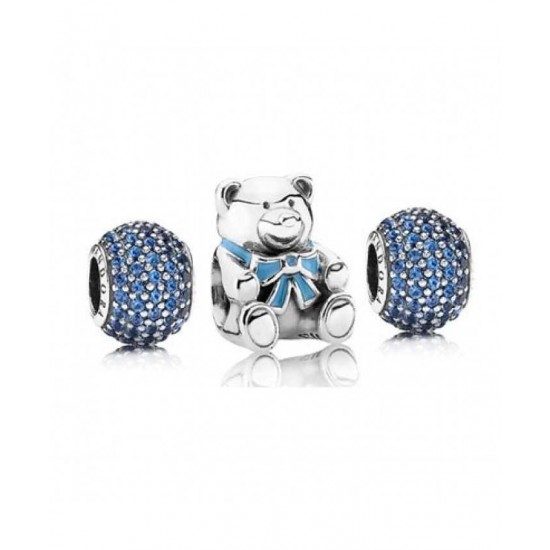 Pandora Charm-Blue For A Boy