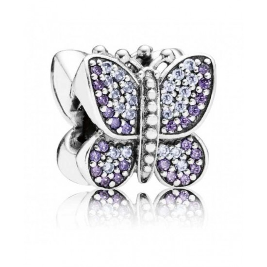 Pandora Charm-Sparkling Butterfly