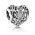 Pandora Charm-Silver June Birthstone Signature Heart