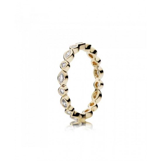 Pandora Ring-14ct Cubic Zirconia Marquise Cut Jewelry UK Sale