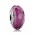 Pandora Bead-Sterling Silver Purple Faceted Murano Glass