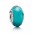 Pandora Bead-Silver Teal Faceted Murano Glass