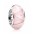 Pandora Charm-Silver And Pink Murano Glass