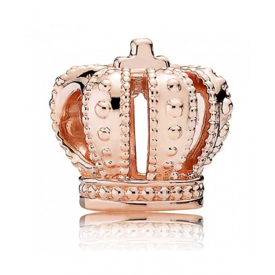 Pandora Charm-Rose Royal Crown Jewelry UK Sale