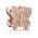 Pandora Charm-Rose Sparkling Butterfly Jewelry UK Sale