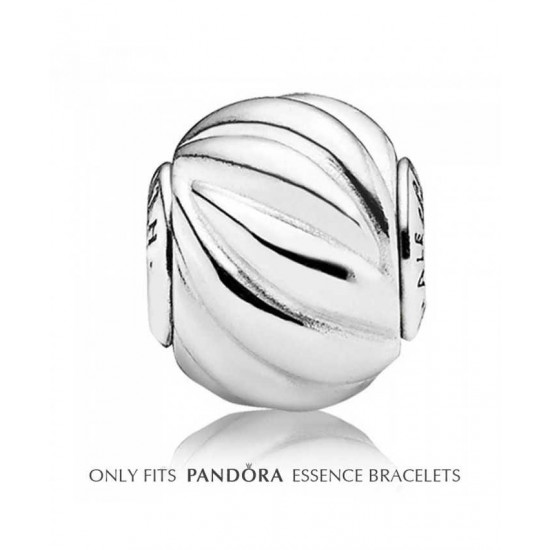 Pandora Bead-Essence Silver Wave Health