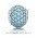 Pandora Charm-Essence Silver Turquoise Crystal Wisdom