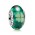 Pandora Charm-Silver And Green Clover Murano Glass