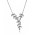 Pandora Pendant-Silver Cubic Zirconia Leaves