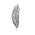Pandora Pendant-Silver Feather Micro Cubic Zirconia Pave