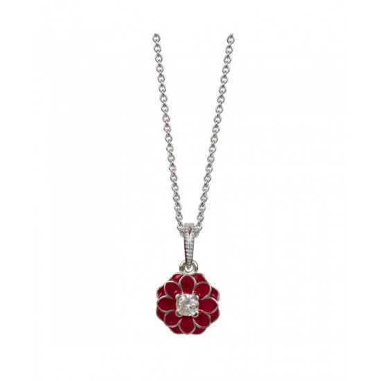 Pandora Necklace-Silver Oriental Bloom