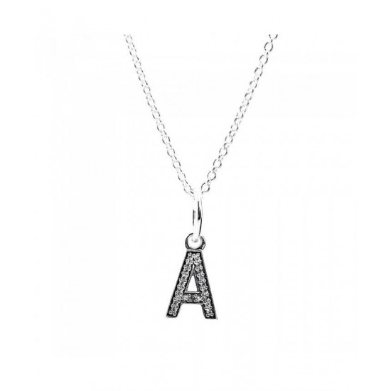 Alphabet sales necklace pandora