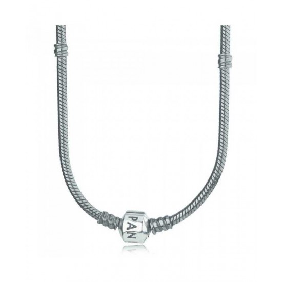 Pandora Necklace-Oxidised Silver 42cm