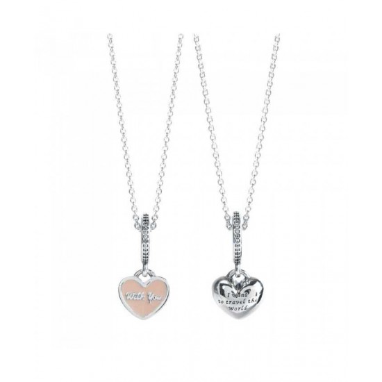 Pandora Necklace-Silver Travel World Complete