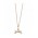 Pandora Necklace-Rose Sparkling Bow Online Jewelry UK Sale