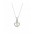 Pandora Necklace-Silver 14ct Heart Dropper