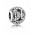 Pandora Charm-Silver Cubic Zirconia Vintage H Swirl