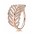 Pandora Ring-Rose Cubic Zirconia Feather Jewelry UK Sale