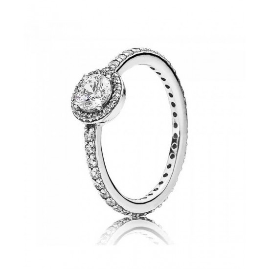 Pandora Ring-Silver Cubic Zirconia Classic Elegance