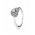 Pandora Ring-Silver Cubic Zirconia Pave Heart