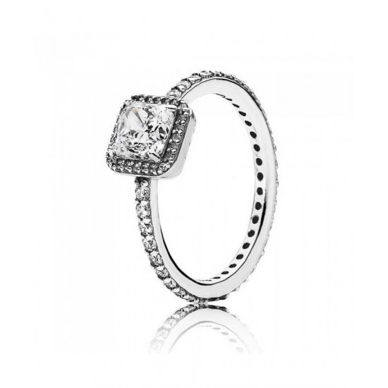 Pandora Ring-Silver Cubic Zirconia Timeless Elegance